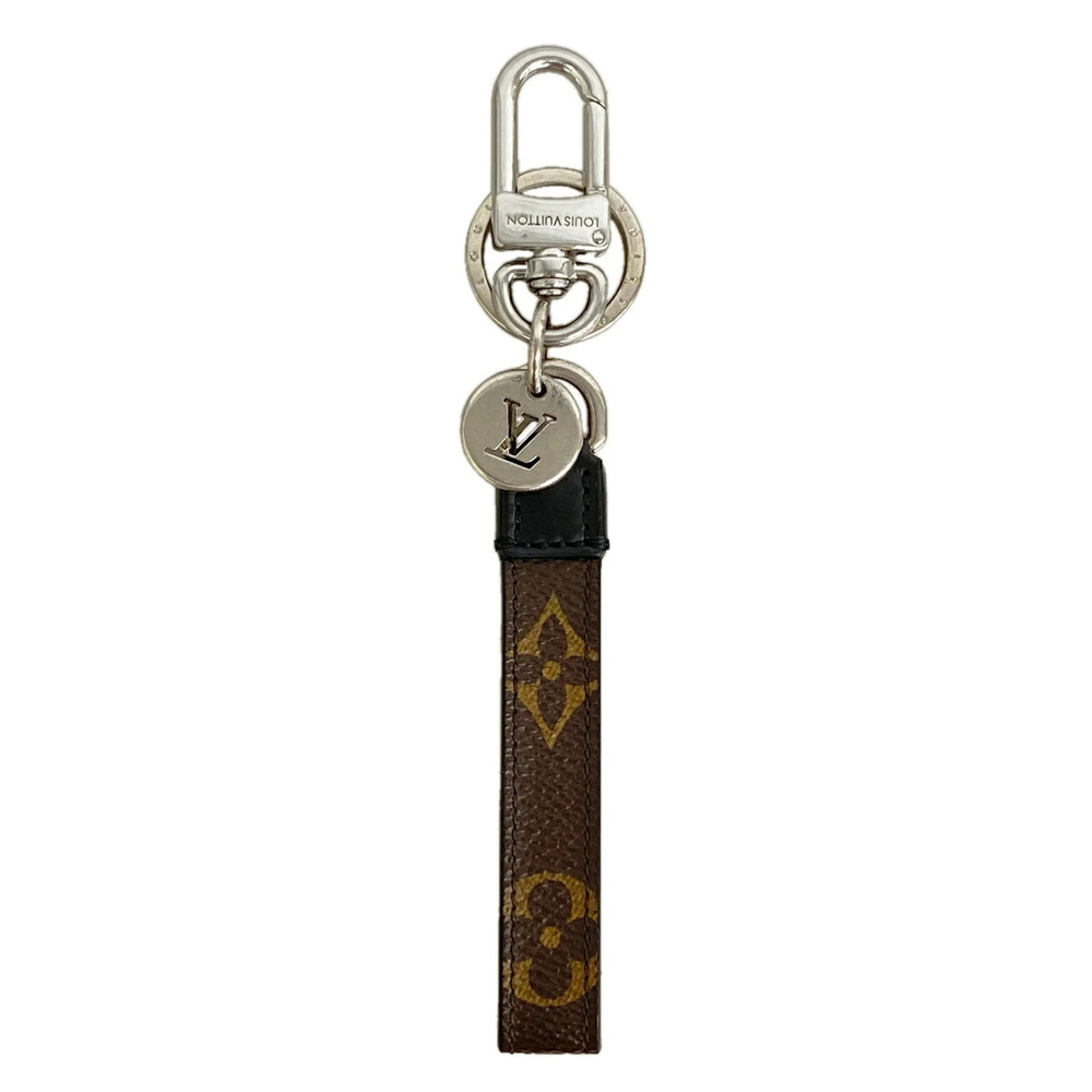 Louis Vuitton Keychain Charm Monogram Dragonne M00853 Brown Men's